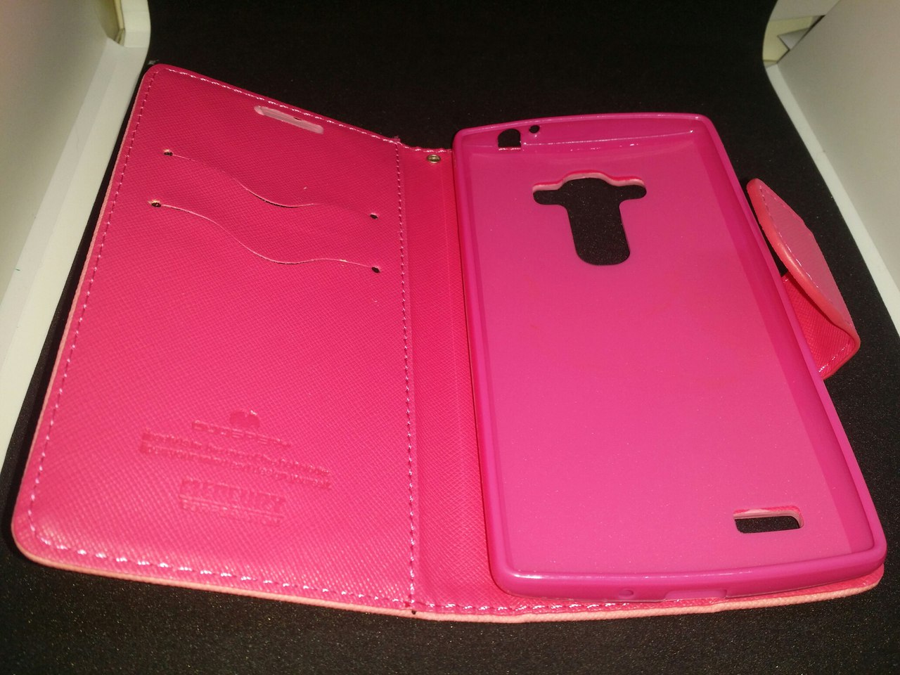 Книжка Goospery Fancy для LG G4 mini (LG G4s)  рожева-2